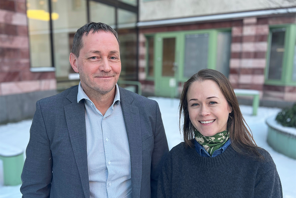 Bild p&aring; en man och en kvinna.