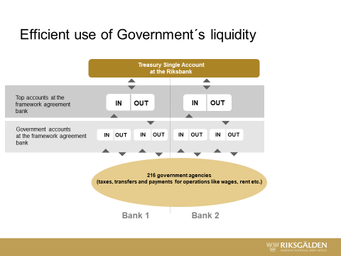 Efficient use of Government's liquidity